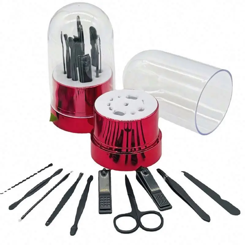 Professional makeup tool 5 Inch stainless steel blade plastic handle shaper eyebrow razor with comb