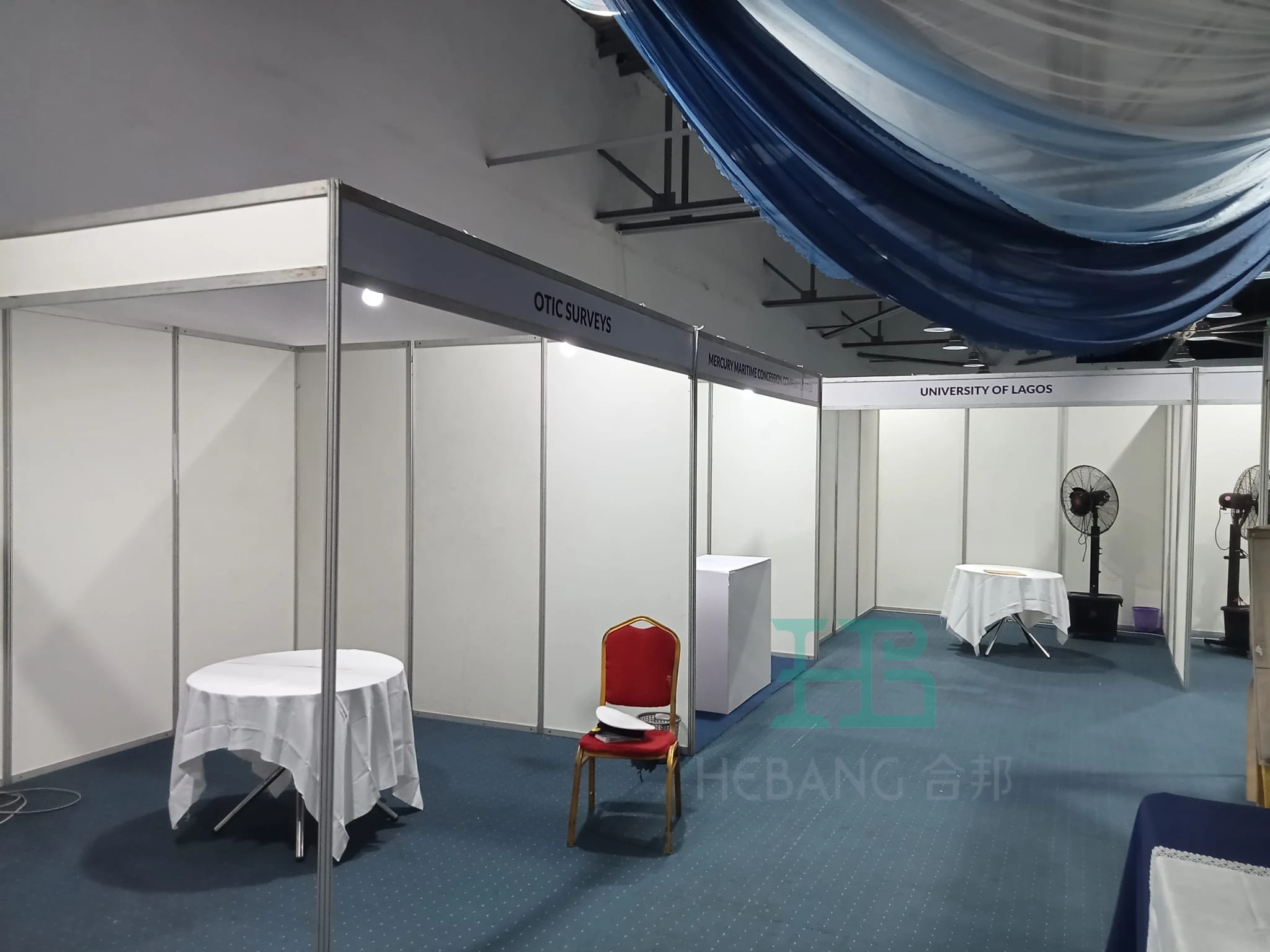 Aluminum Expo Booth 3x3 Shell Scheme Exhibition Stand Standard exhibition booth
