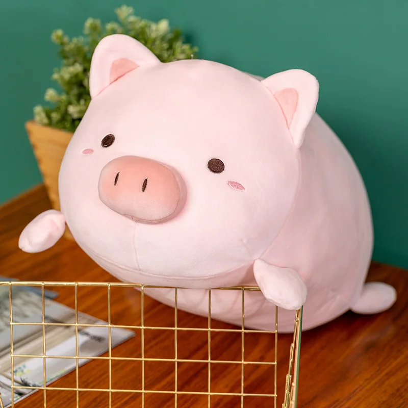 Cut Pig Plush Pillow Cushion Doll Stuffed Animal Kawaii Pig Plush Toy Hugging Pillow for Kids Adult