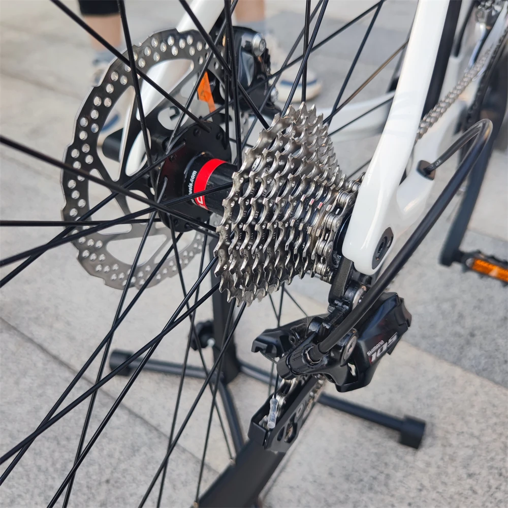 Portable 27.5inch Shimano 105 Derailleur Bike Torayt800 Carbon Fiber for Ladies Private Label Customized Logo Red R1 11 Kg 100KG