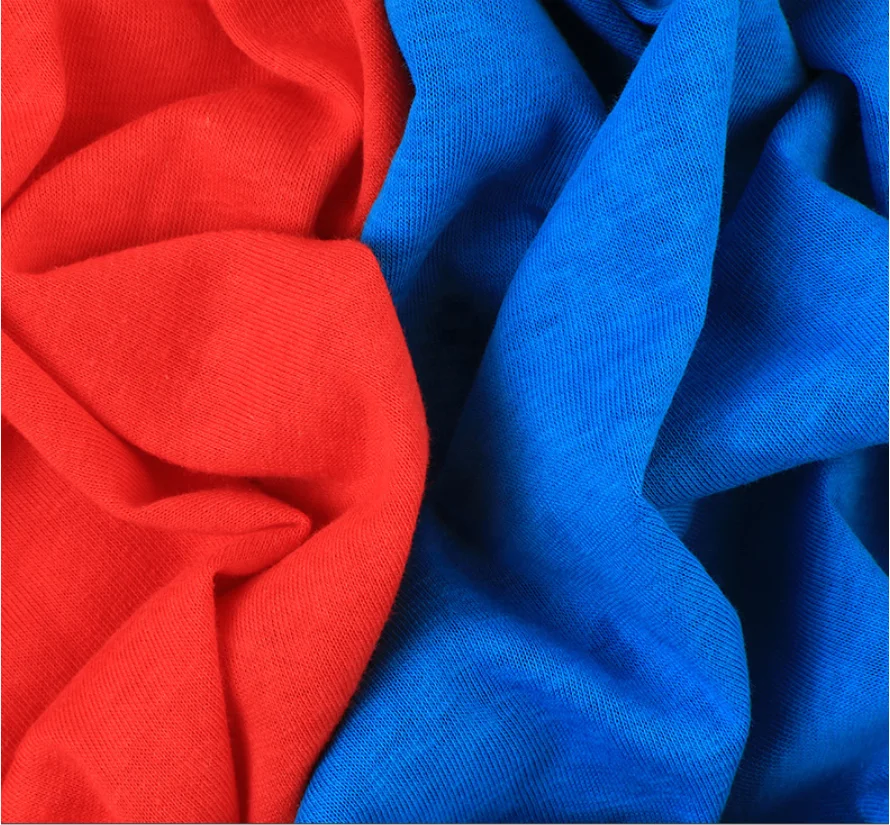 Breathable simple cotton-polyester knitted temperament spring summer bottom shirt casual wear home wear fabric