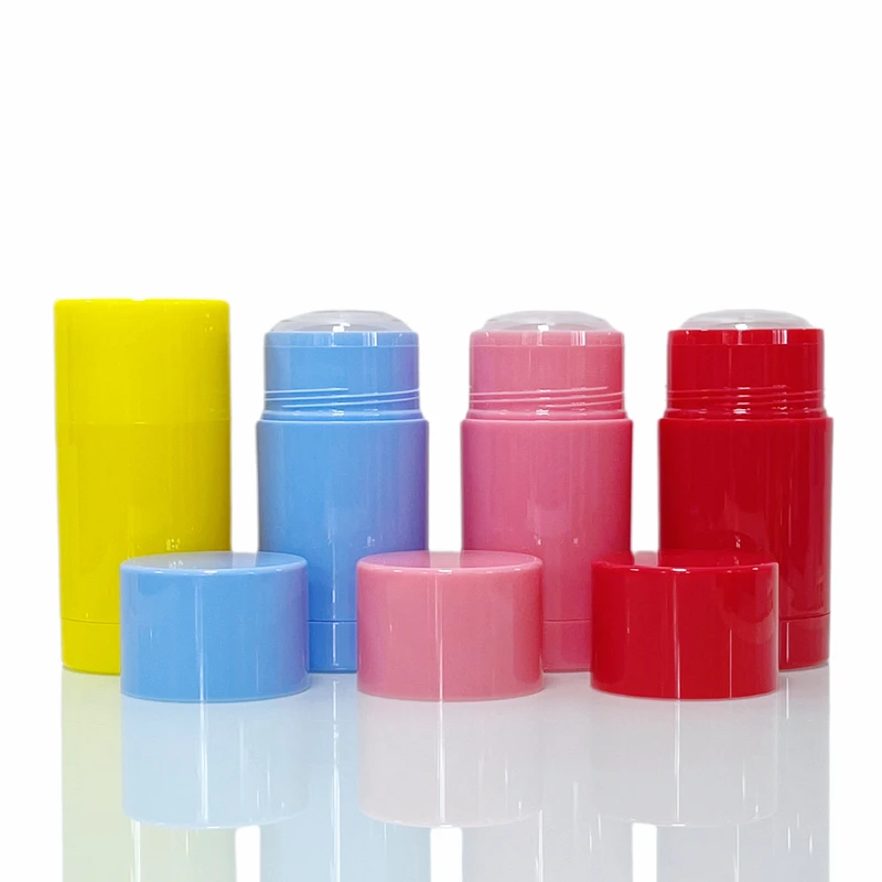 plastic bottle manufacturer PP15ml 30ml 50ml 70ml round bottom filling solid sunscreen stick container Deodorant bottle