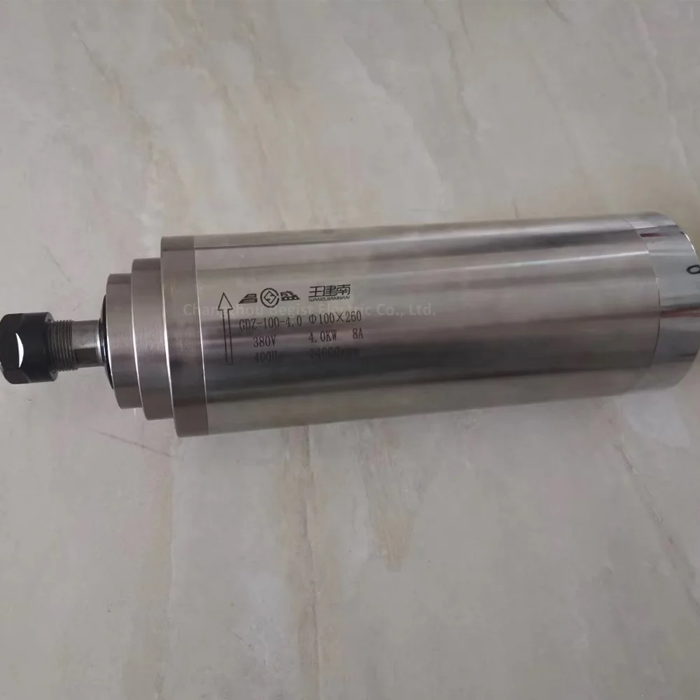 Water Cooling Spindle 4kw 24000rpm ER20 cnc router water cooling spindle motor for wood working