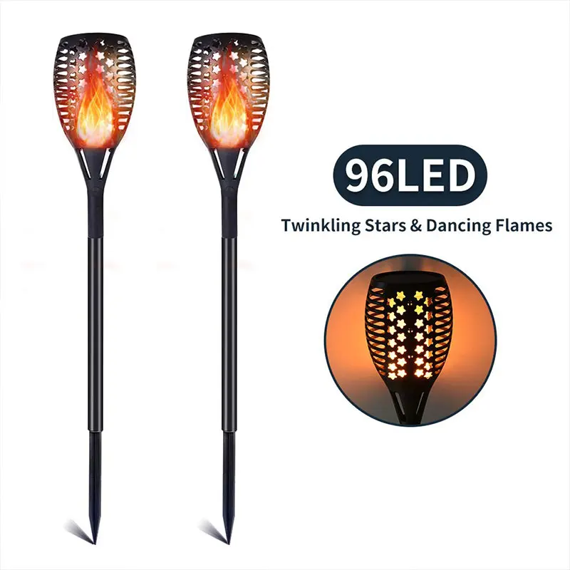
Garden Solar Torch Light 96 Leds Solar Flame Light For Beauty Used Garden Outdoor 