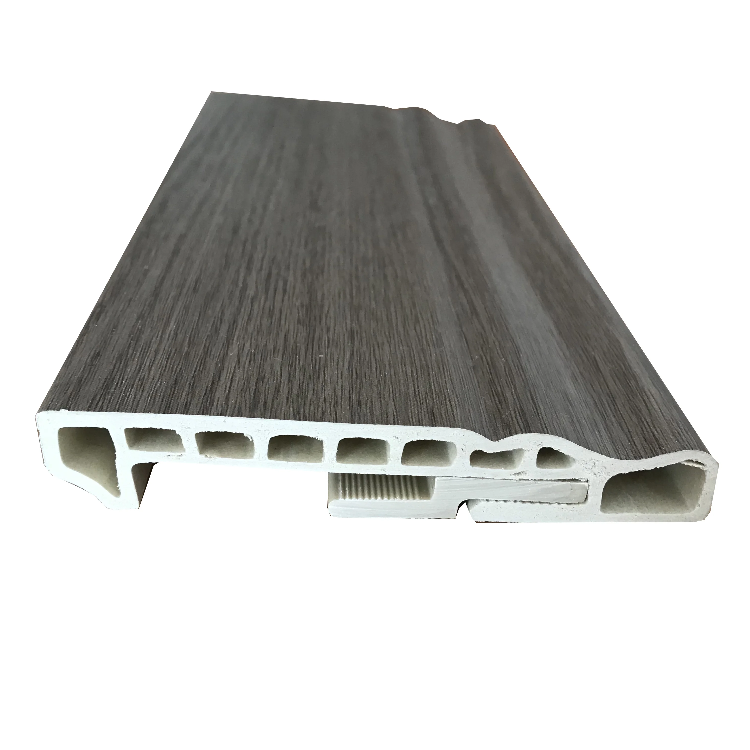 Factory direct selling waterproof and durable domestic WPC skirting line