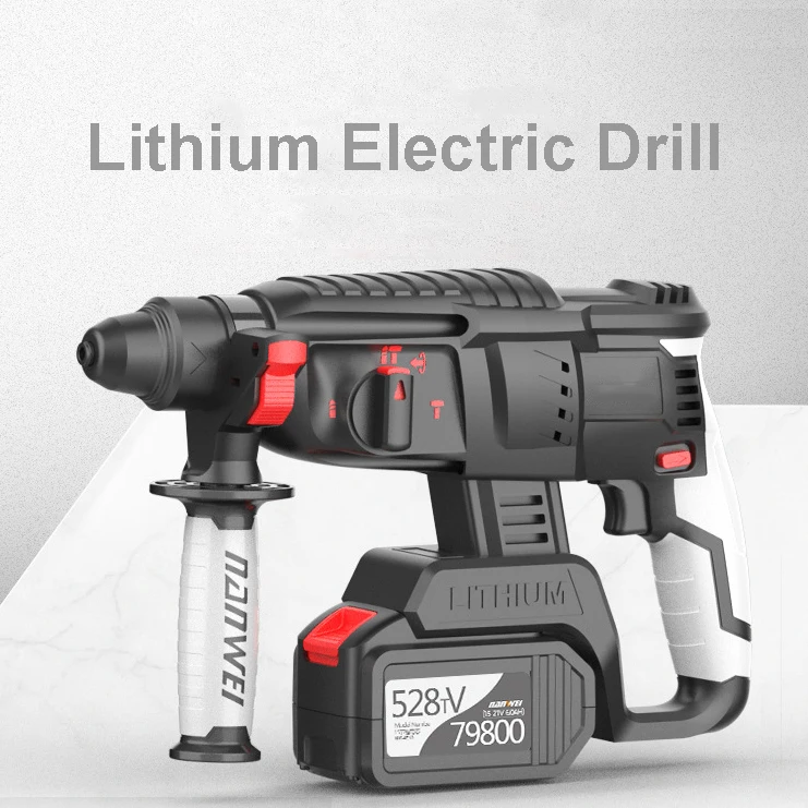 Industrial brushless charging Lithium battery electric tool Impact drill power hammer jack power hammer drills