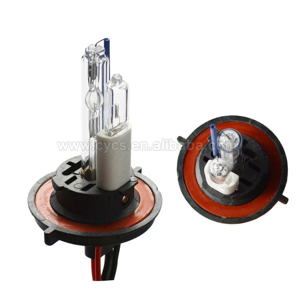  12v 35w H13-2 ксенон + галогенная HI/короче спереди и длиннее сзади) луч hid ксеноновая лампа 4300k 6000k 8000k h13 автомобиля