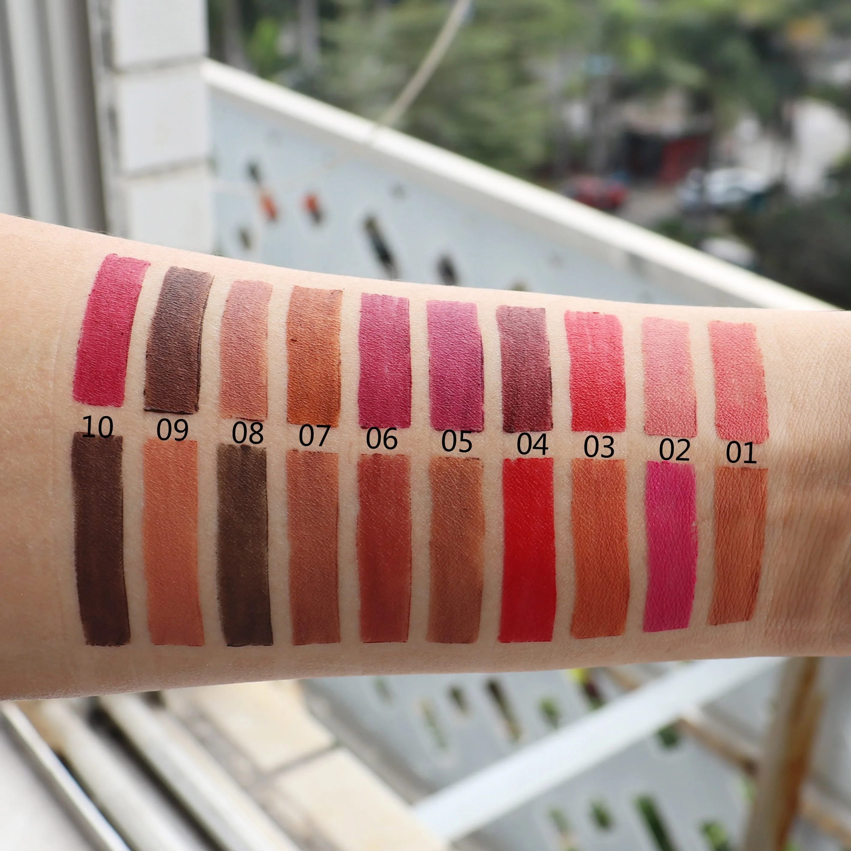 Wholesale Custom Logo Waterproof dual matte Nude Lip Liner Pencil Preferential Creamy Lip liner Private Label