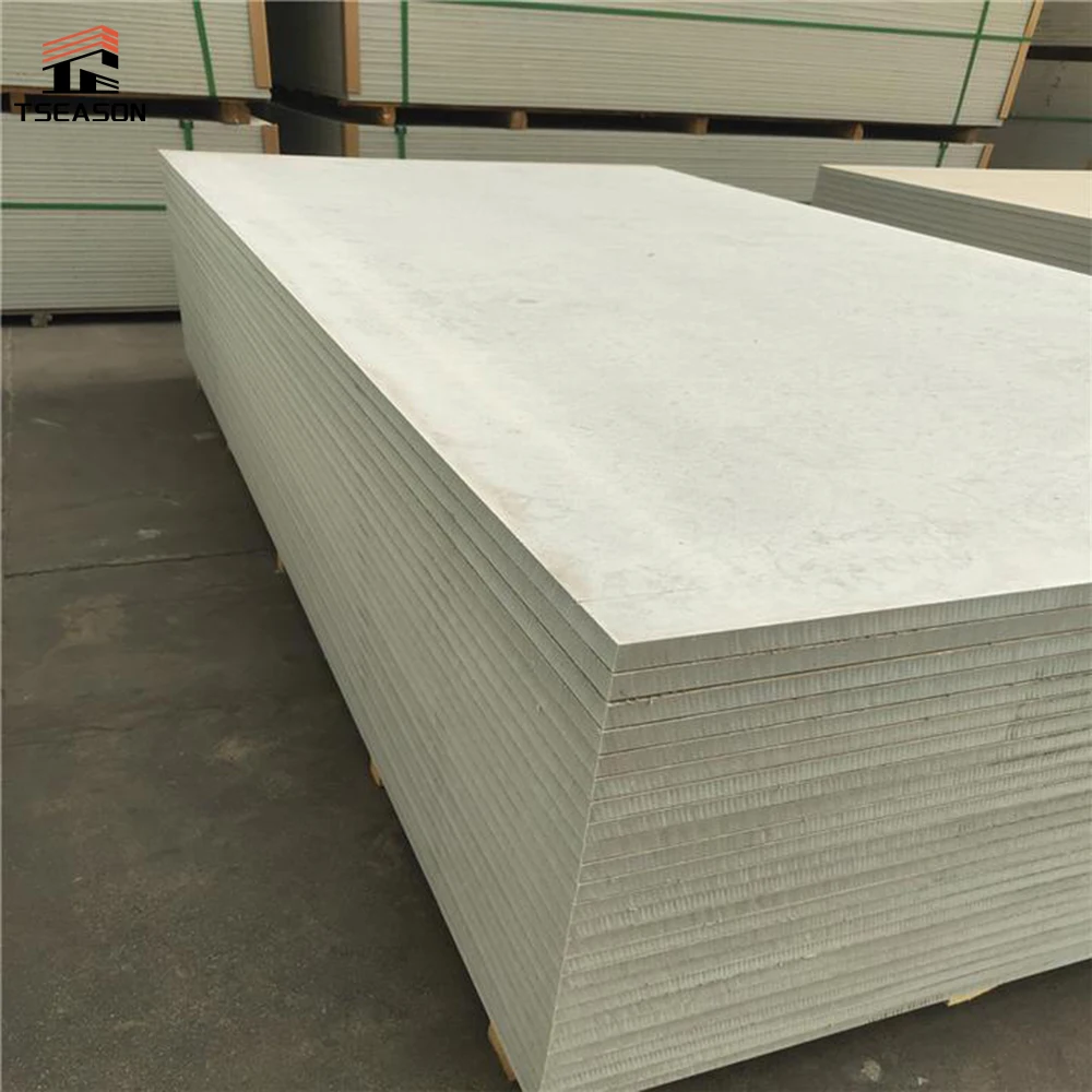 Asbestos Free Light Grey Fiber Cement Panel for Wall Cladding