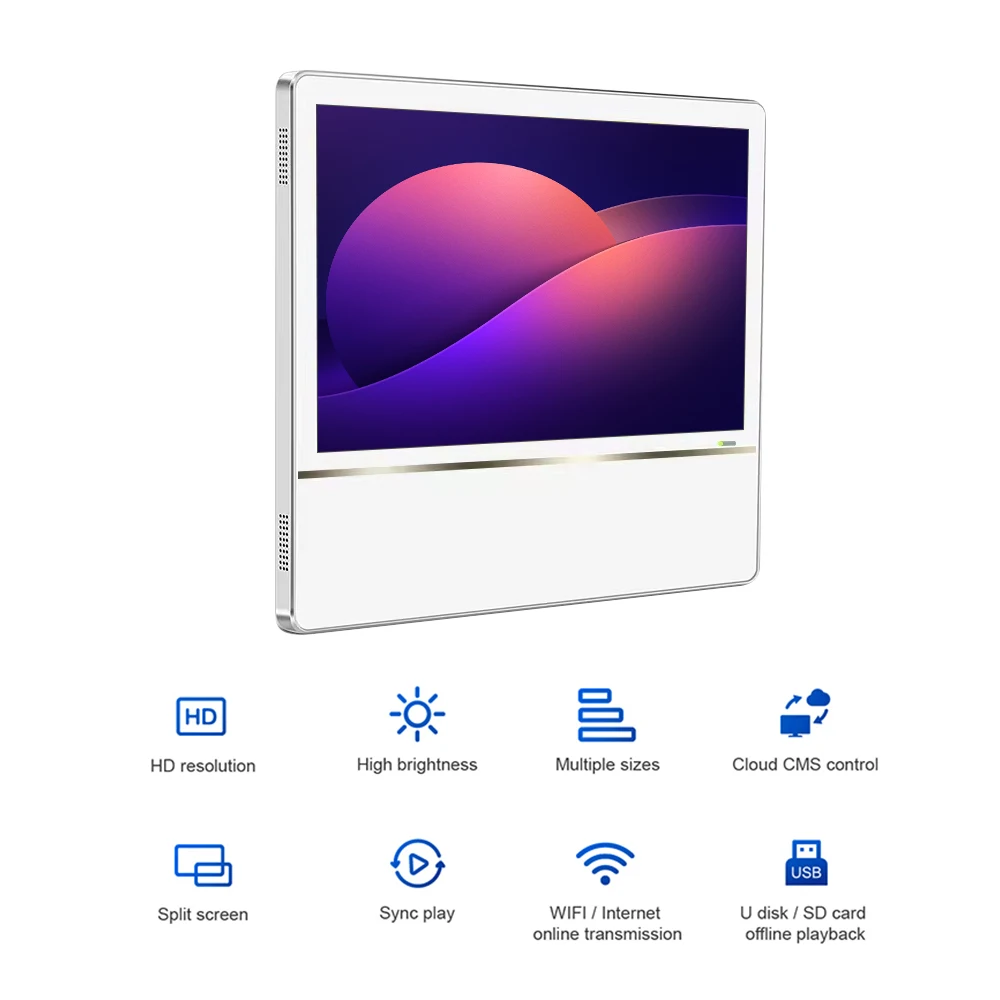 18.5 Inch Hot Selling Indoor Wall Mount LCD Monitor Commercial Elevator Advertising Display Screen Smart TV Lift Digital Signage