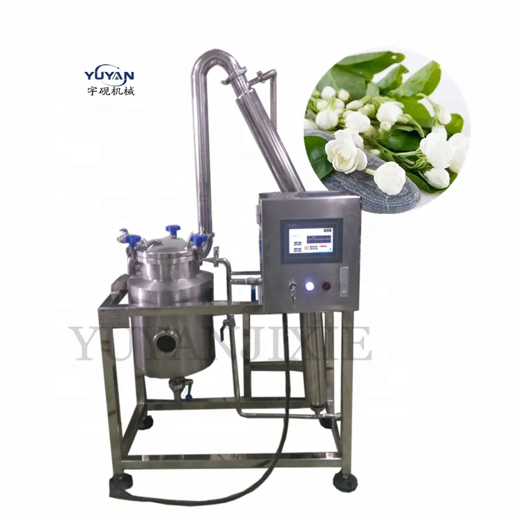 Stainless Steel 500L/800L/1000L Chinese bellflower/Motherwort/Frankincense steam distillation essential oil extraction machine