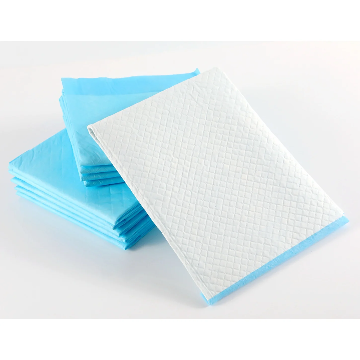 Wholesale fluff pulp nonwoven surface Urine Leakage Pee Pads disposable adult underpad nursing bed pads for the Elderly