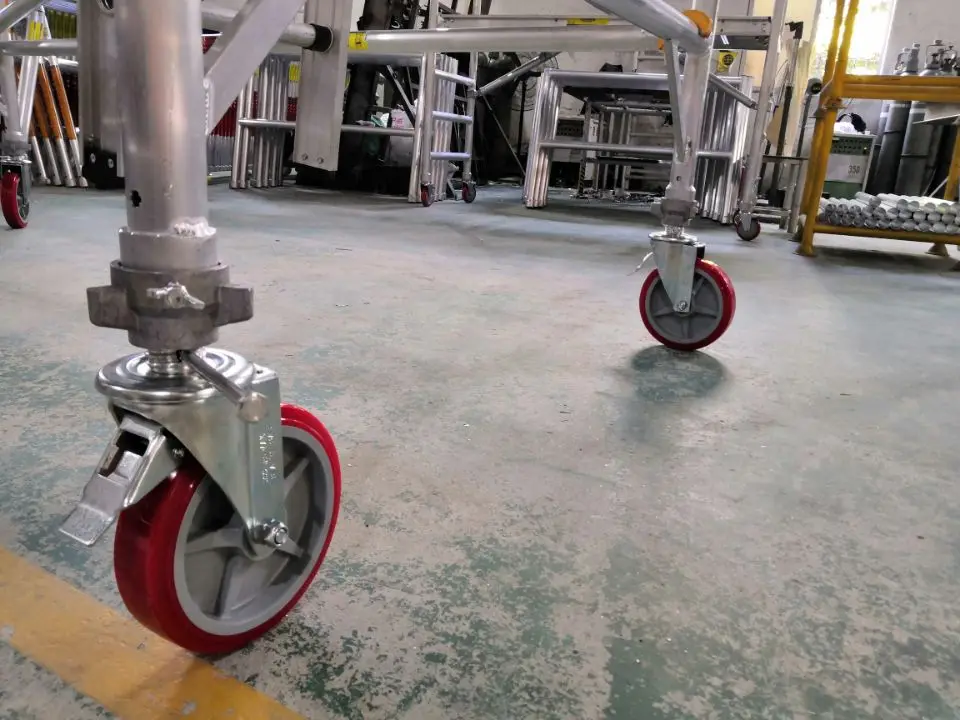 Factory Directly Supply Various Sizes Mobile Scaffold Castor Scaffolding Wheel