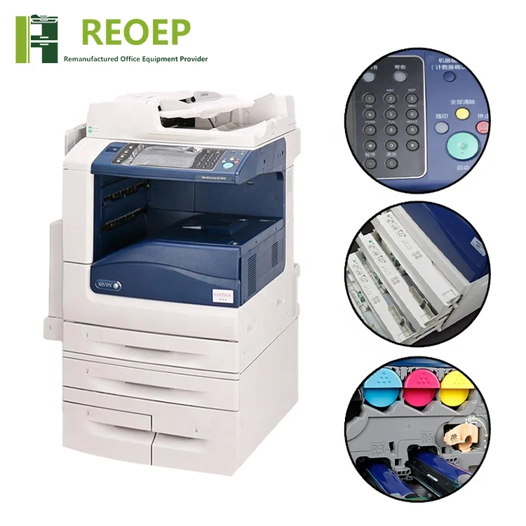 High Speed Laserjet Printing Copier Color Machine Used Copiadora For Xerox WC7835 7845 7855 Photo Printer