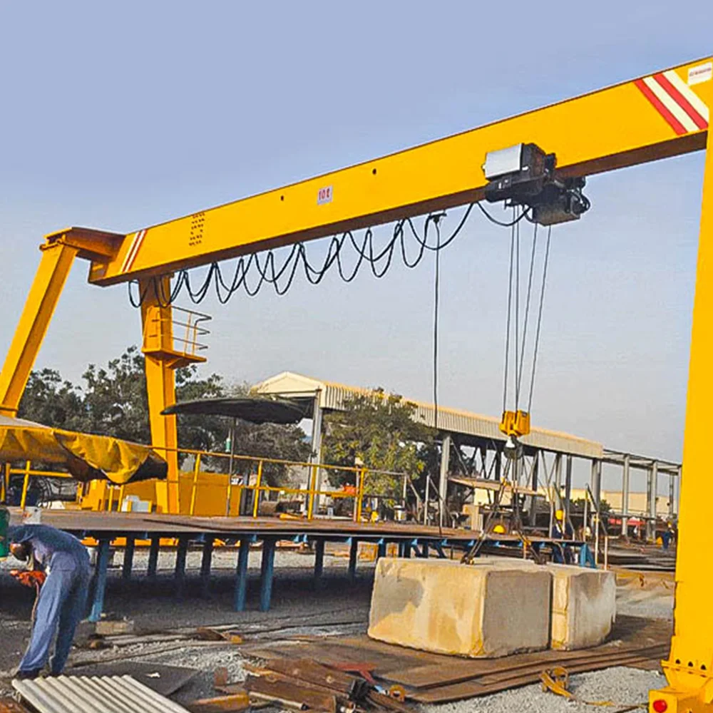 Global industrial single girder gantry cranes for construction