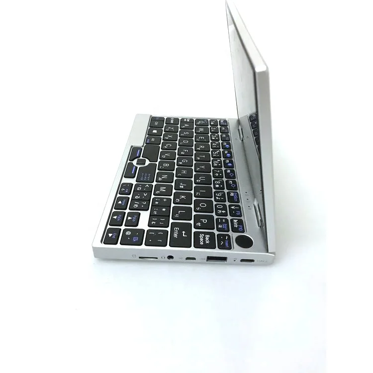 7 inch pocket notebook YOGA 360 degree rotation 2 in 1 metal narrow border keyboard mini tablet pc