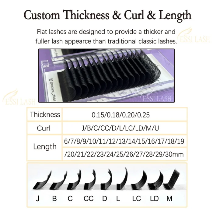 pesta as korea pbt lash tray matte mink lash extensions trays cashmere/silk eyelashes extensions lashes