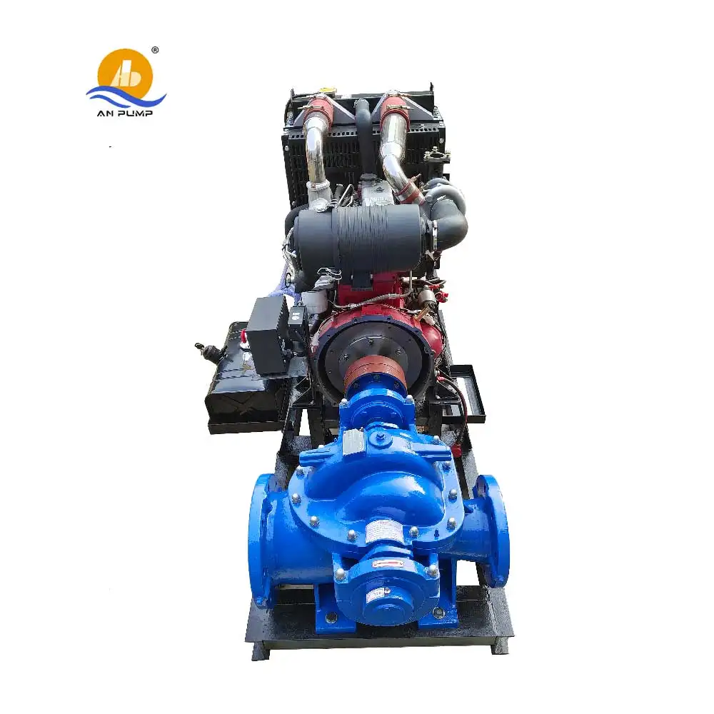 140kw radial type centrifugal water horizontal centrifugal diesel trash pump