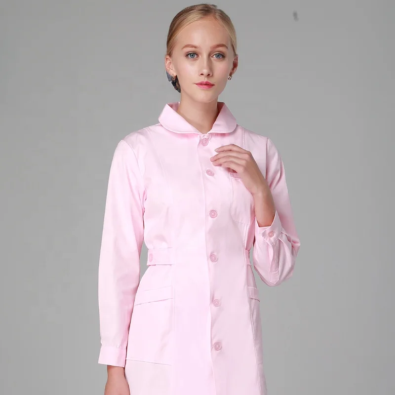 different collar pattern short sleeve long sleeve stock lot shipping fast nurse beauty spa salon working dress uniforms
