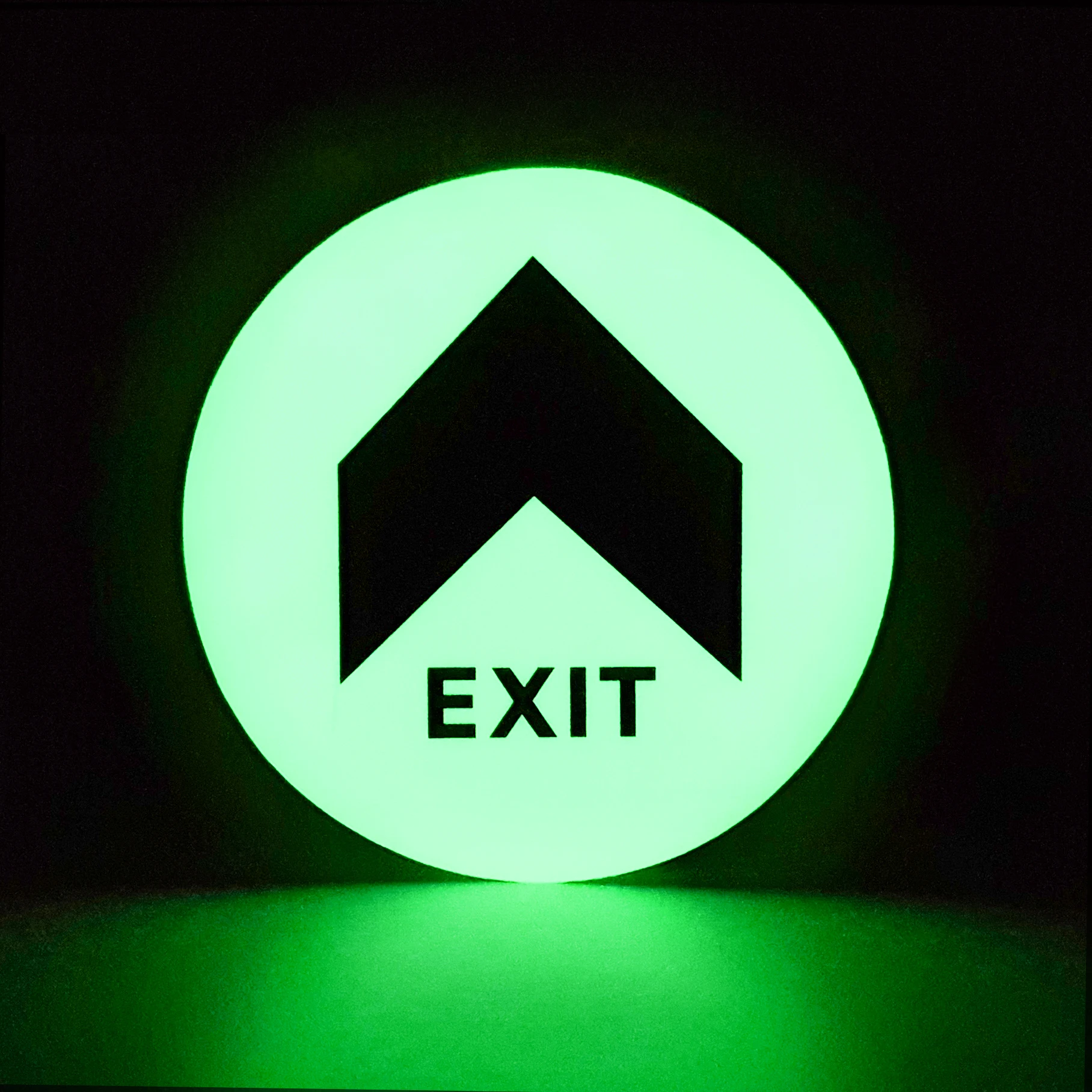 Luminous Floor Arrow Dots/Photoluminescent PVC Signs/Glow In  The Dark Signs
