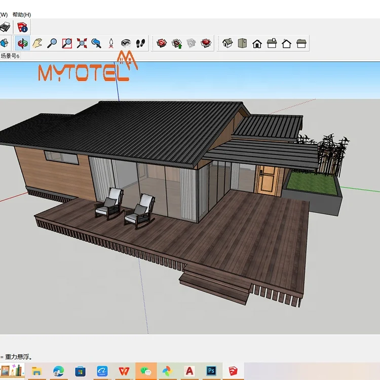 Индивидуальный дизайн MYTOTEL подача заявки на разрешение может быть модифицирована 2 раза для модульных домов сборных