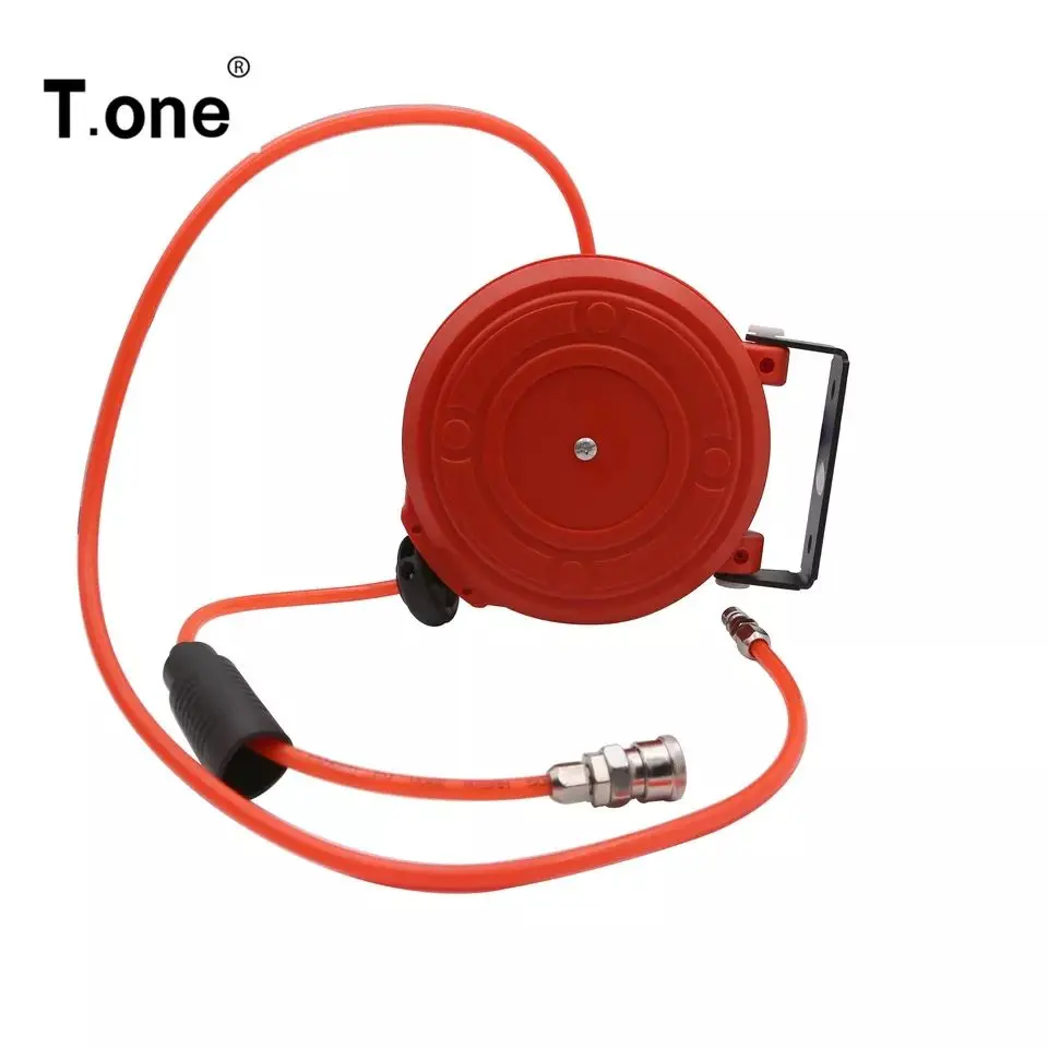 Garden Retractable Wall Mount Hydraulic Airline Water Hose Reel Automatic Compressed Air Reel