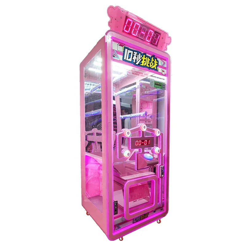 Coin operated game machine 1 players claw crane machine made in china