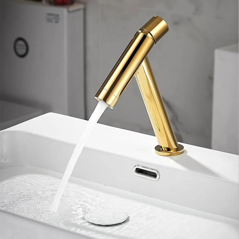 LONGSTAR Manufacturers Special Brass Basin Faucet Bathroom Cold and Hot Countertop Basin Black Chrome Brushed Gold Faucet