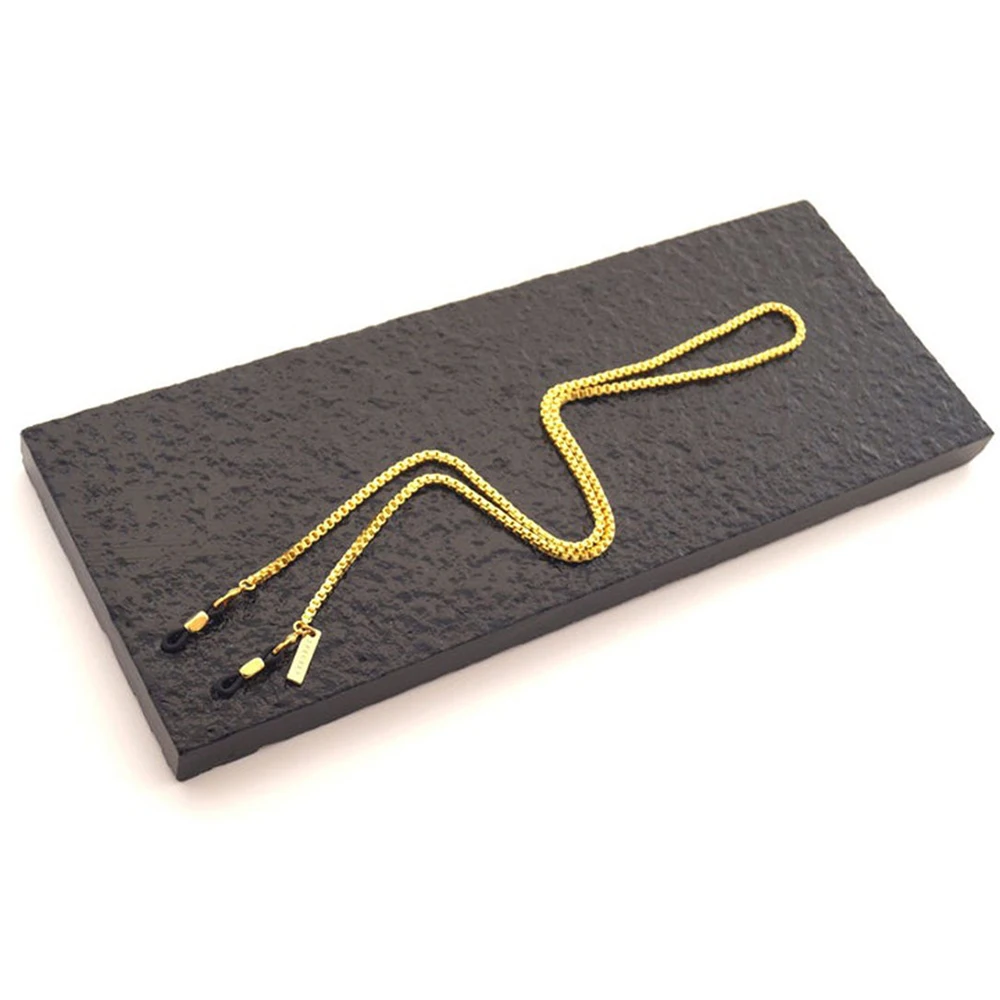 Customizable Wholesale Metal Eyeglass Chain Hanging Rope Box Chain Can Be Turned Into Necklace Simple Sunglasses Accessories