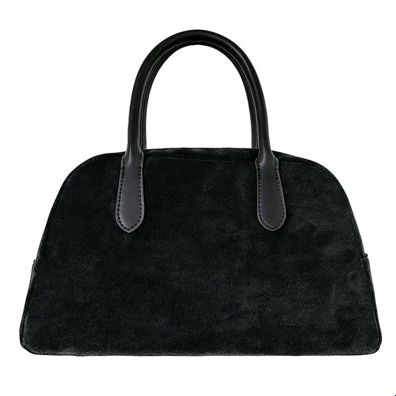 Winter Solid Color Multi 2024 Hobos Soft Suede Handbag 28*11*16 cm Fashion Simple Retro Large Capacity Luxury Handbags For Women