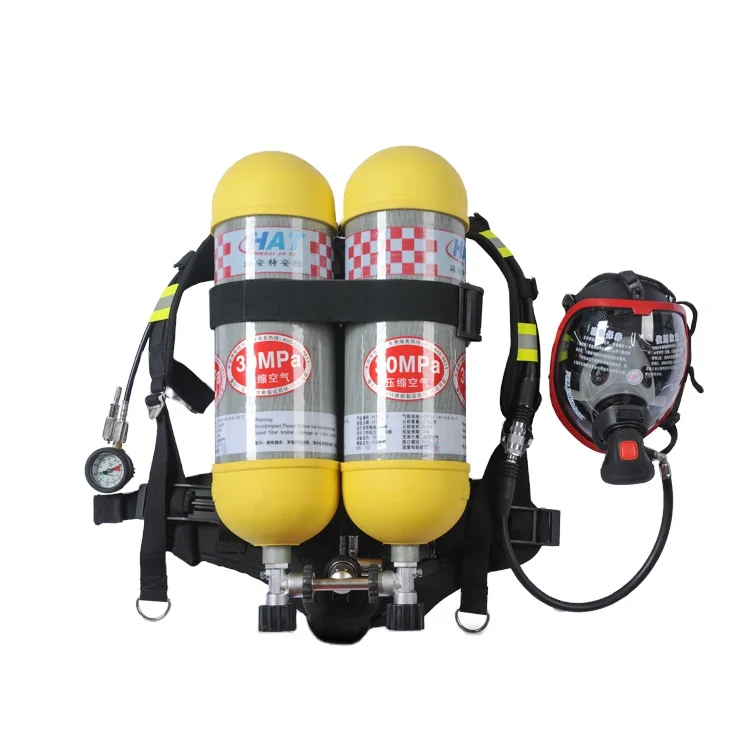 Fire Fighting Safety Equipment Double Cylinder Scba Breathing Apparatus Equipment SCBA Price