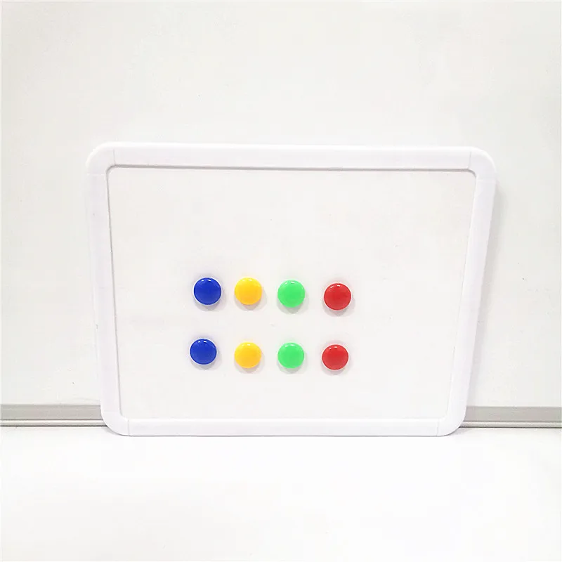 8 Pieces  Disc Magnet Office School Supplies  Colorful  White Board Magnet Plastic Coated fridge magnet customised