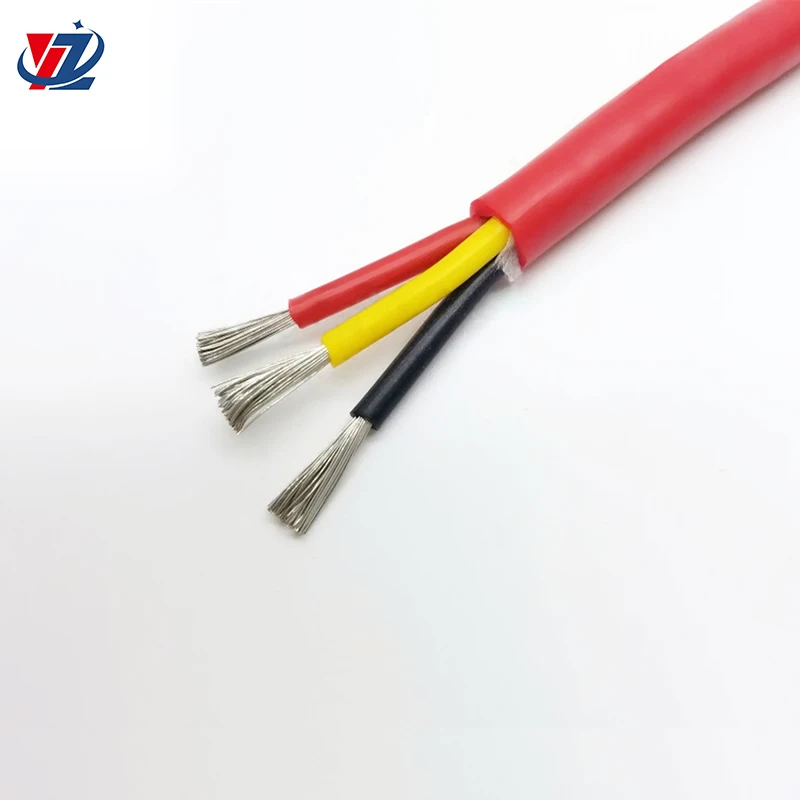 Customizable Silicone Wire 14 18 20 22 24 AWG flexible copper cable wire 2 4 6 8 core Tinned copper silicone sheathed wire