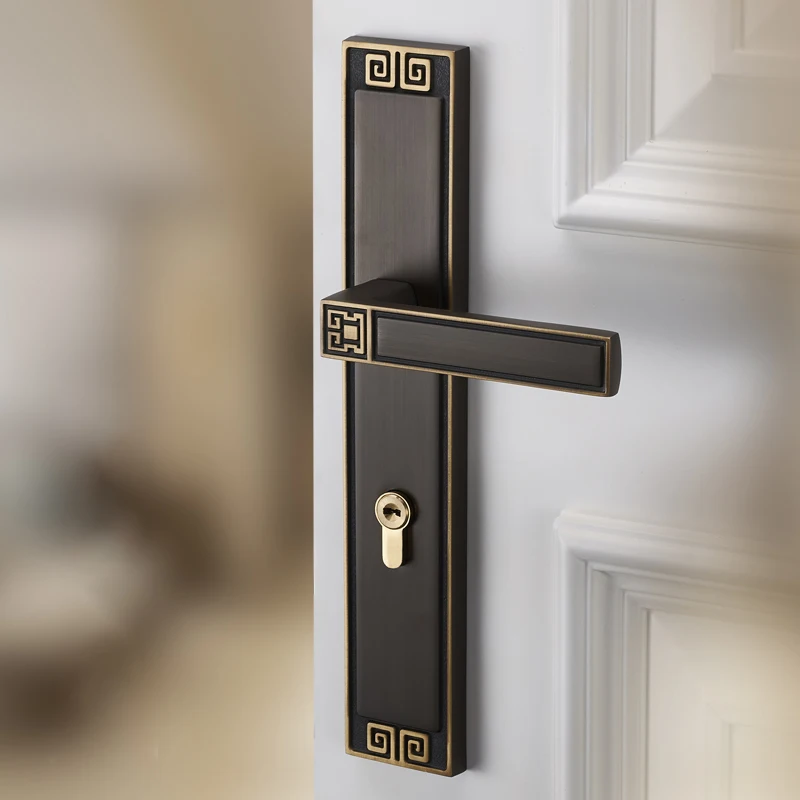 YZH full brass exquisite style best selling and good quality split lock for interior door