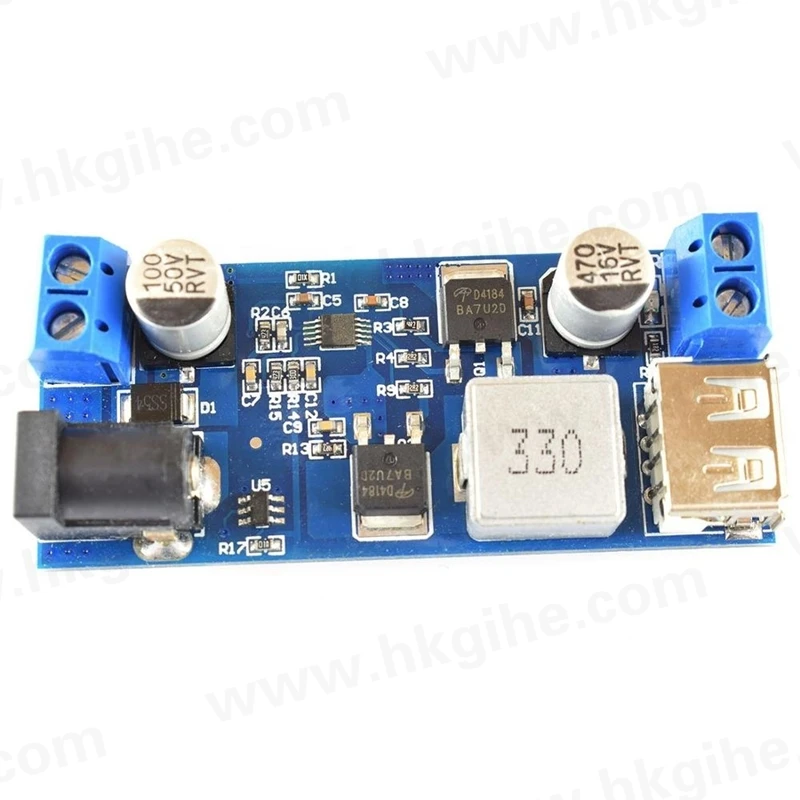 hot sell 12V 5V 5A Converter Buck Regulator 9V-36V Step Down to DC 5V-5.3V Voltage Power Inverter Module Volt Transformer