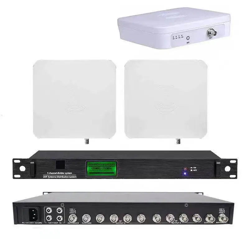 8 Channels Antenna Amplifier for Wireless Microphone Signal Amplifier Antenna Distribution System