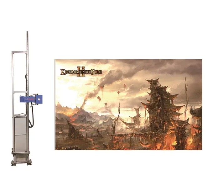 High End Atmosphere Remote Control Automatic Wall Painting Machine