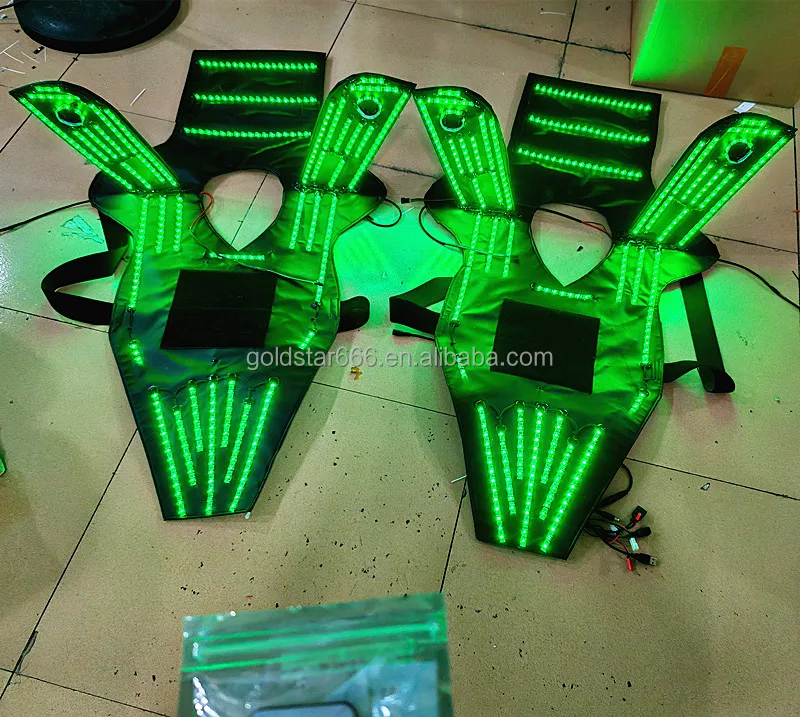 *TOP Chest Digital Screen LED Stilts Walker robot suit party led robot costume stage clothes luminous costume dance performance