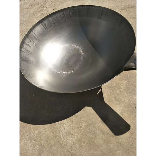 Chinese Hotel cast iron cookware wok pan round bottom carbon steel cooking pan
