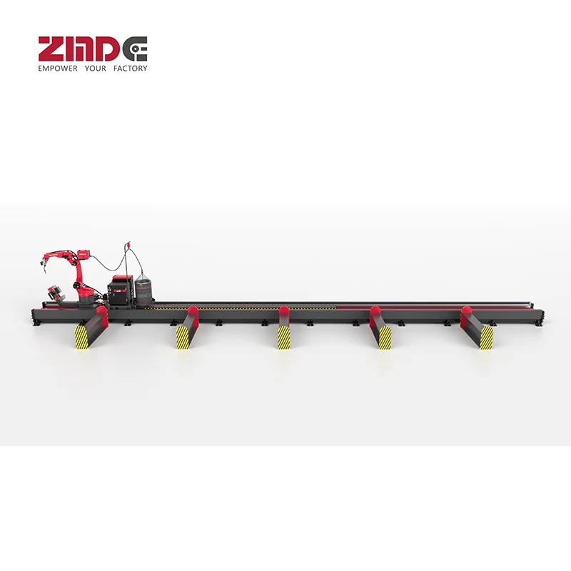 ZMDE Ground Rail Automatic Welding Robot 6 Axis Robotic Workstation