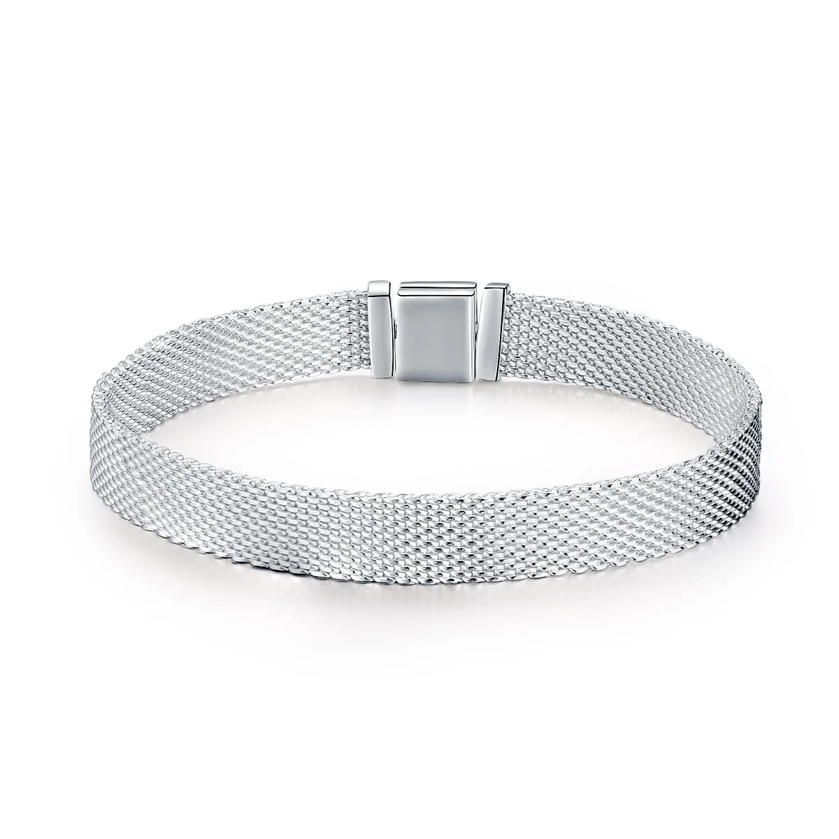 
best selling product Fashion Women Zircon Bead bracelet silver 925 expandable magnetic bracelet 