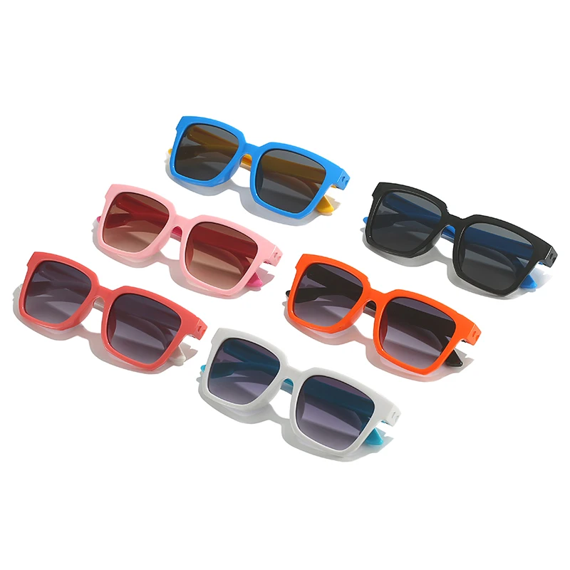 Hot Selling Fashion Trend Manufacturers Wholesale Flexible Kids Eyewear Unisex Children Fancy Sunglasses