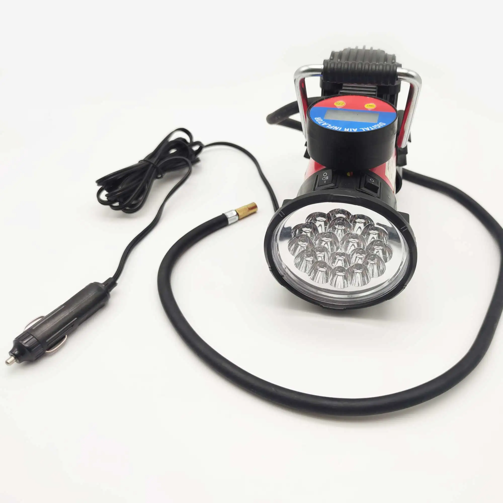 Надувное колесо портативный воздушный компрессор автомобильный насос цифровой Воздушный компрессор 12v автомобильный воздушный компрессор 150psi насос автомобильная шина с светодио дный светильник