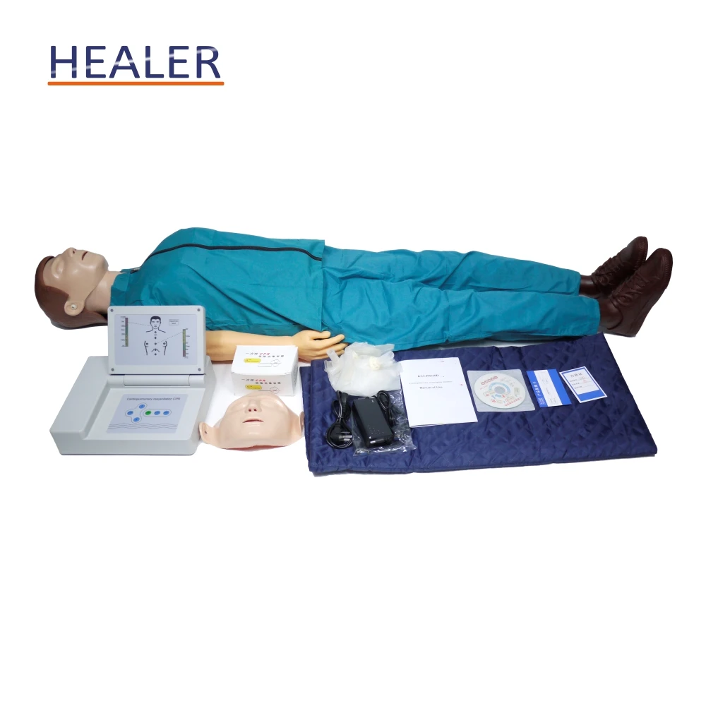 Nursing Full Body Medical CPR Manikin, Simulation Manikin Nursing