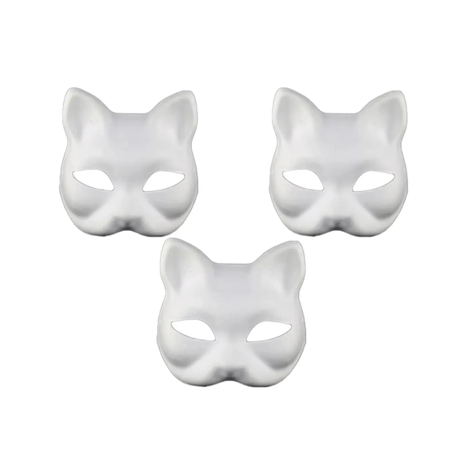 New Packaging Masquerade Mask Halloween Party Mask DIY Foxes Mask Hand-Painted Anime Cat