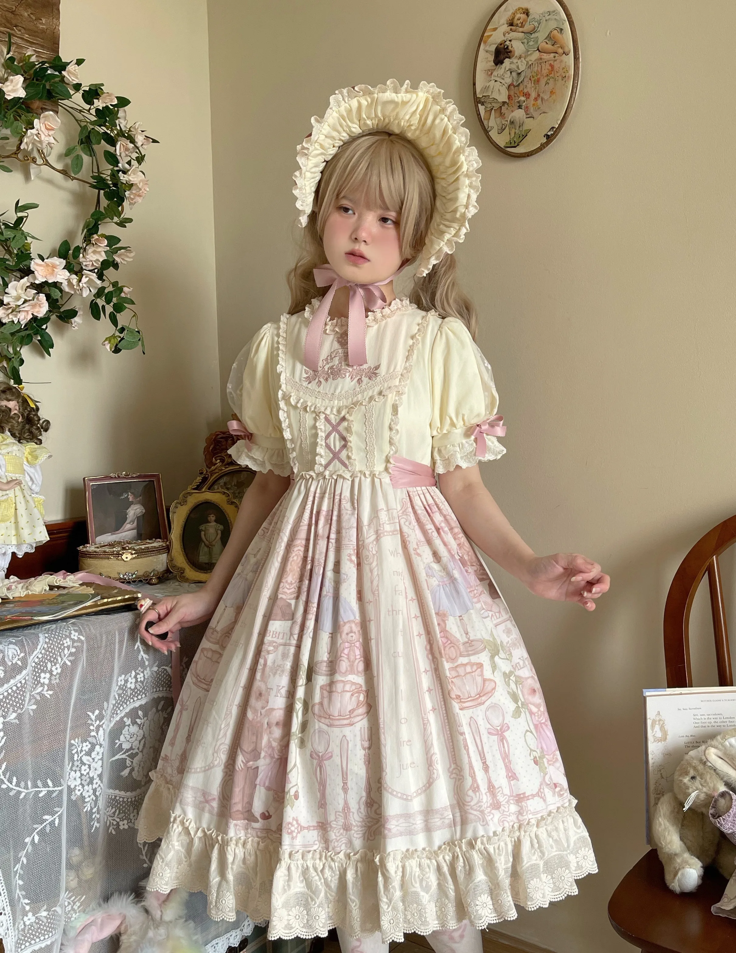 Hot selling brand sweet swing lolita girl costumes dresses anime cosplay gothic girls clothing lolita