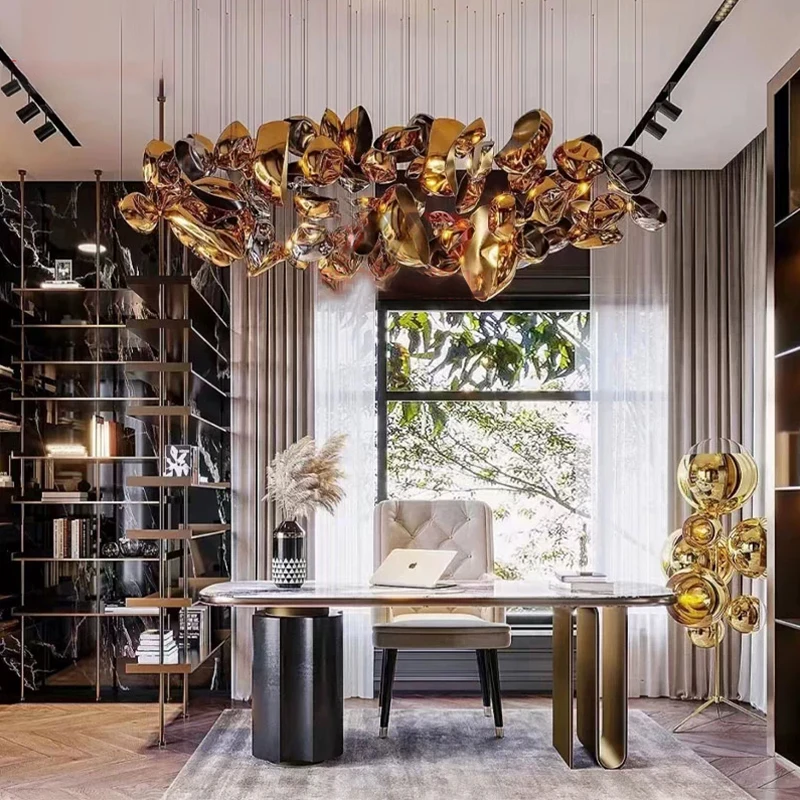 Новый индивидуальный современный дизайн Пузырьковые стеклянные люстры домашний отель Вилла комната украшение проектный свет