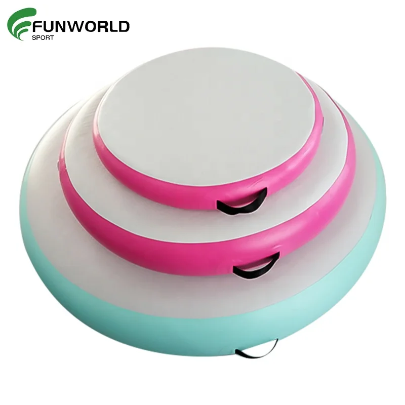 Funworldsport 100cm Indoor Outdoor Inflatable Jump Spot safe Jumping Fun for Children