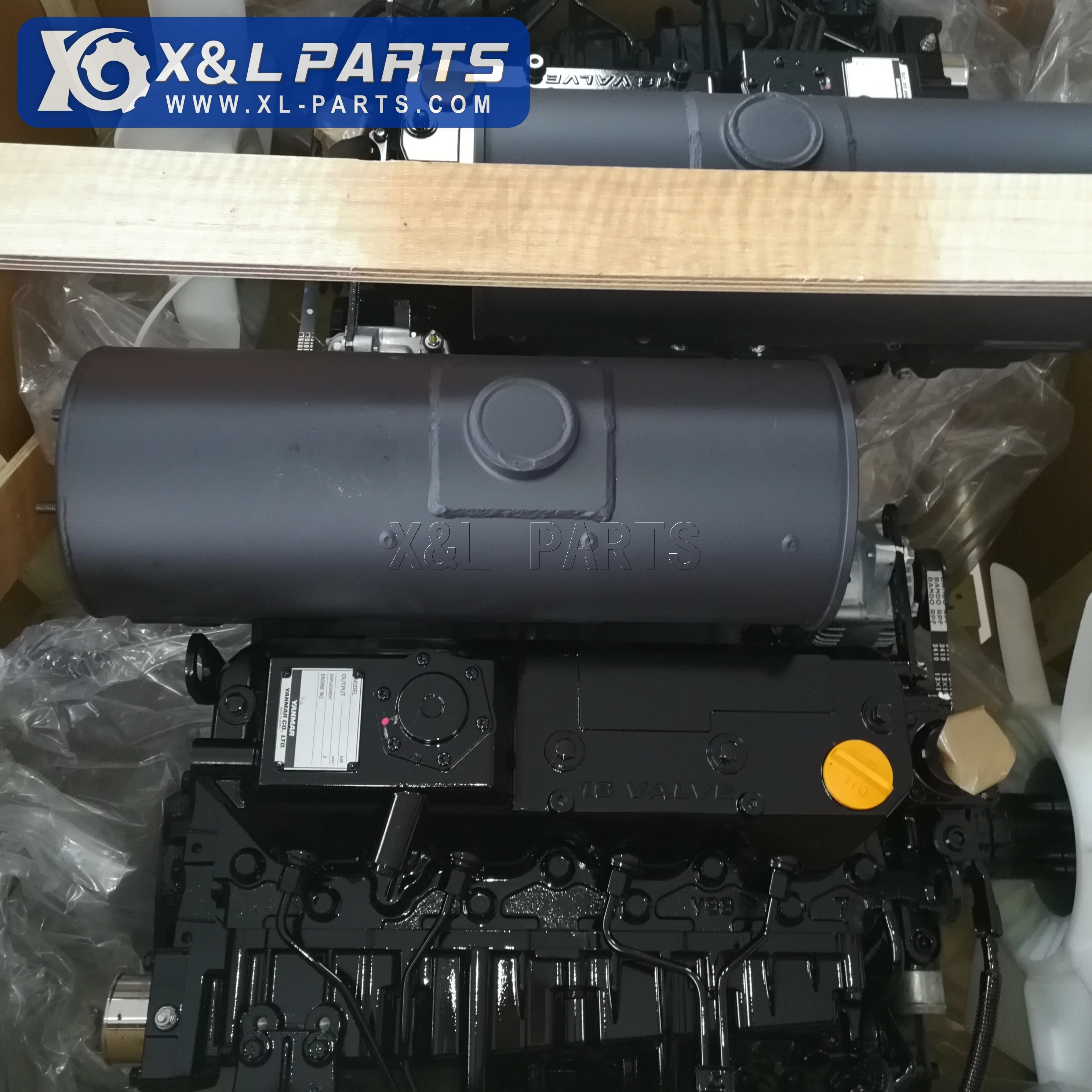Оригинальный Подержанный дизельный двигатель 4TNV98T для YANMAR в хорошем состоянии и был запускан тестовый DODEESE