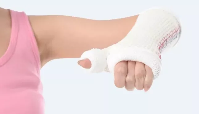 sleeve type bandage casting tape for arm and leg